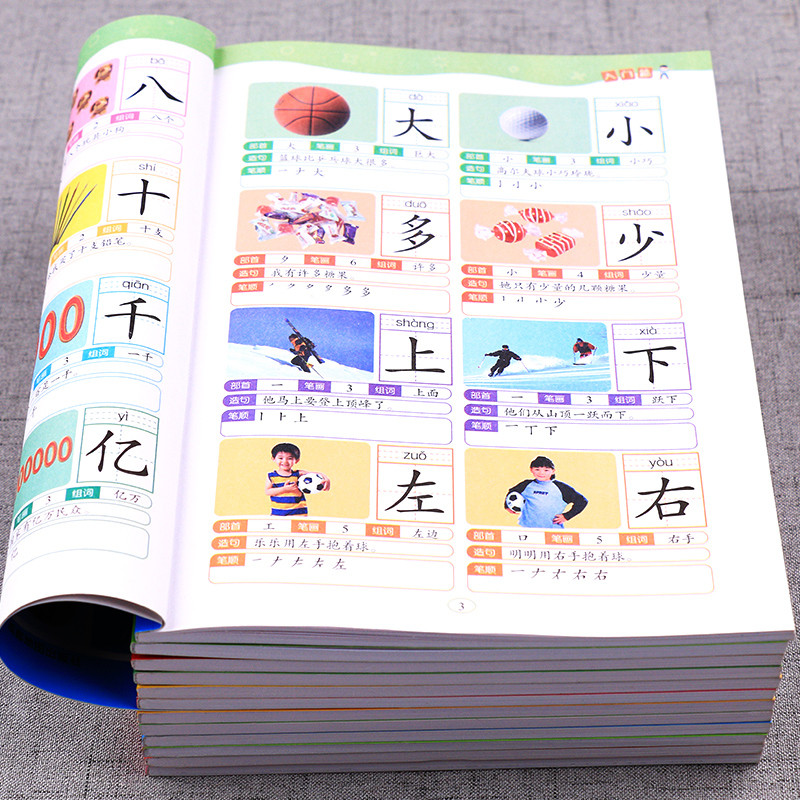 识字大王学前2280字6本儿童看图识字书籍一年级教材课本同步生字3-4-5-6-7岁宝宝早教启蒙?#29616;?#24188;小衔接幼儿园学习汉字认字图画书