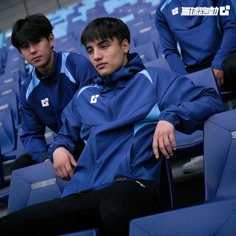 無球跑動MAX风雨衣组队球员版防风雨连帽梭织外套连帽三防DIY团购