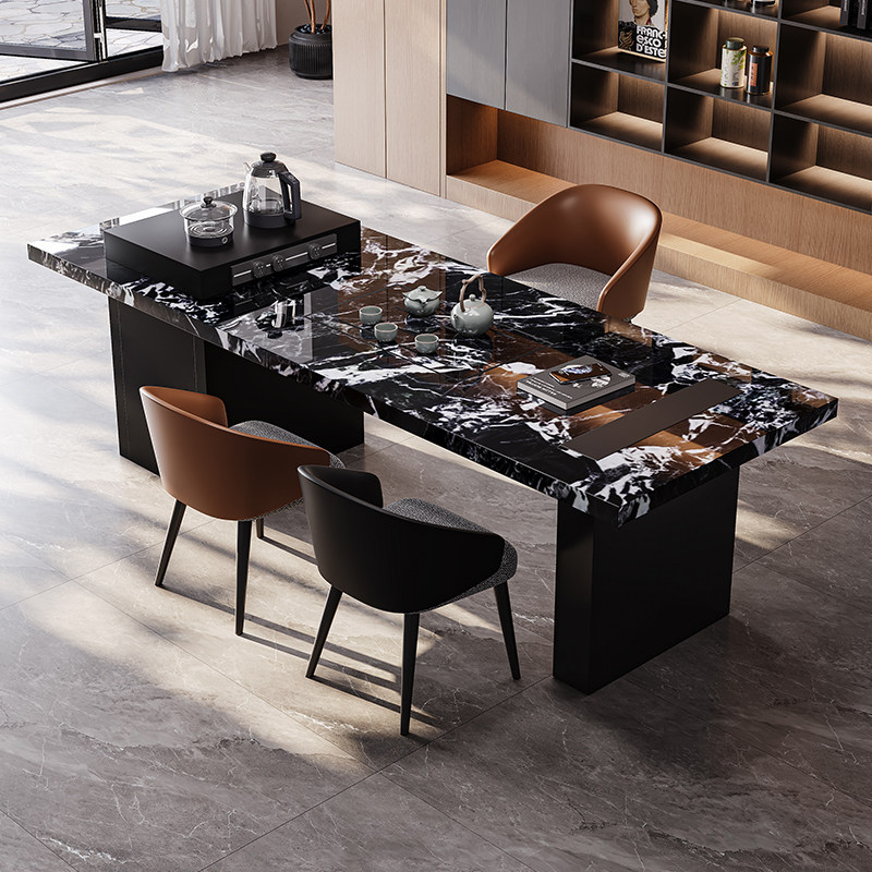 岩板茶桌轻奢现代高级感家用复古多功能茶台桌椅组合办公一体茶几,住宅家具,家用茶台/茶桌,淘宝优惠券,粉丝福利购,淘宝优惠卷