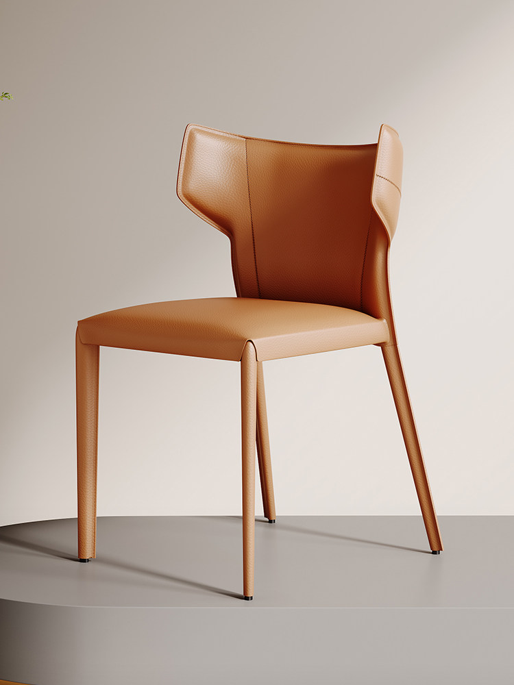 设计师款餐椅意式极简别墅客厅餐桌椅子高端轻奢家用高级感岛台用