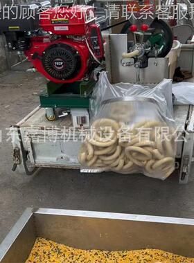 一键启动WBS玉麻缸花酥机双机头四 麻花面米粉膨化机混合谷物杂12