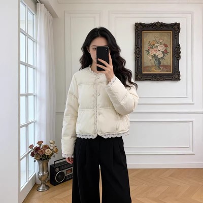 【送运费险】超好看韩系蕾丝外套