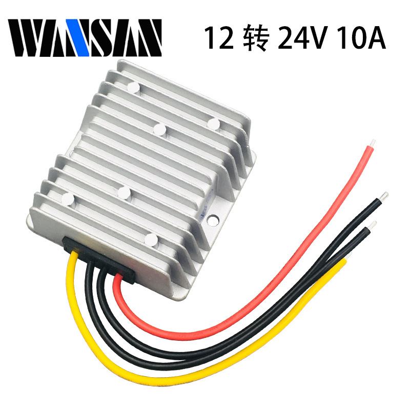 12V转24V10A240W升压模块车载DC-DC直流电源转换器变压稳压器