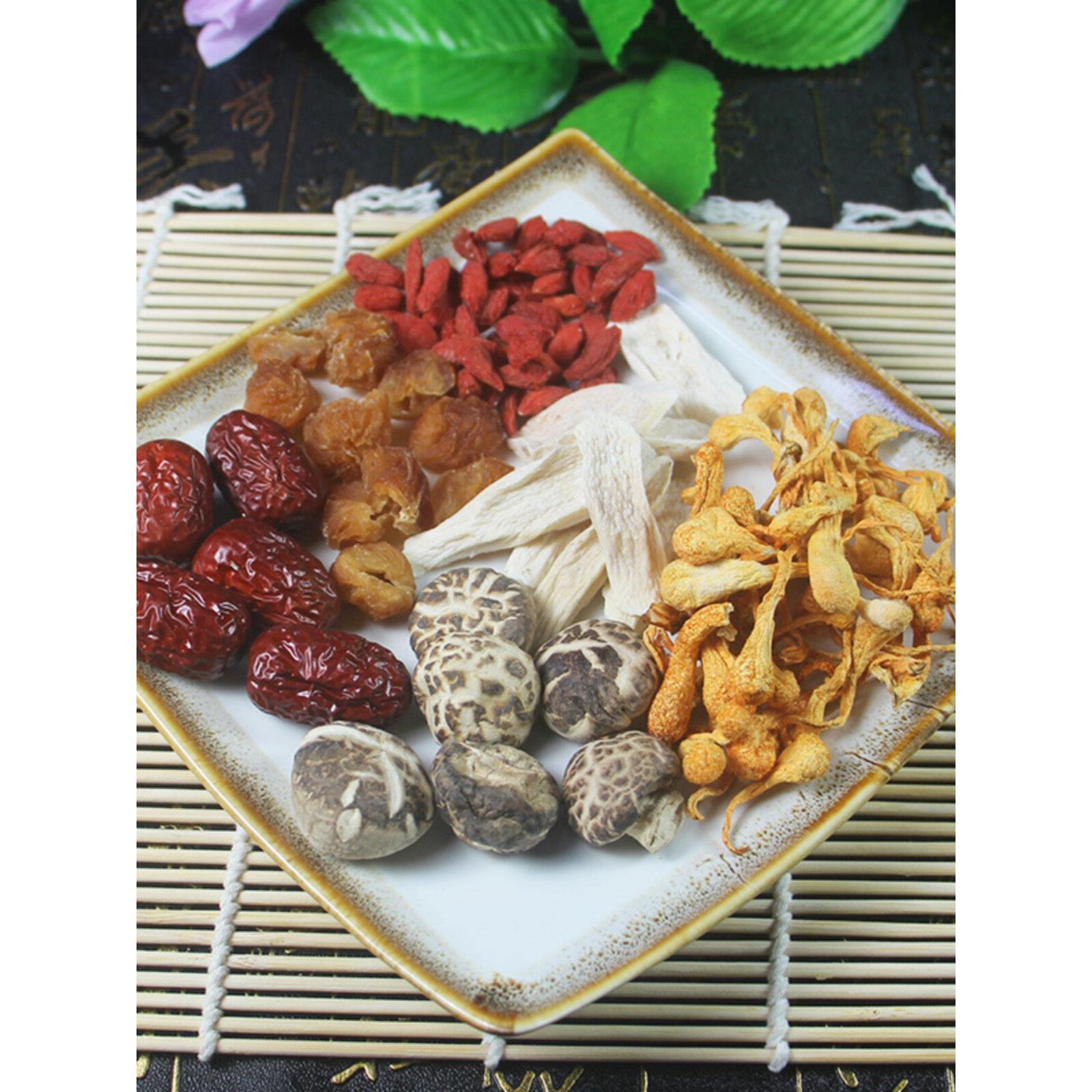 达晨阁广东煲汤材料炖汤干货煲汤料包清补老火靓汤送礼菌菇营养汤