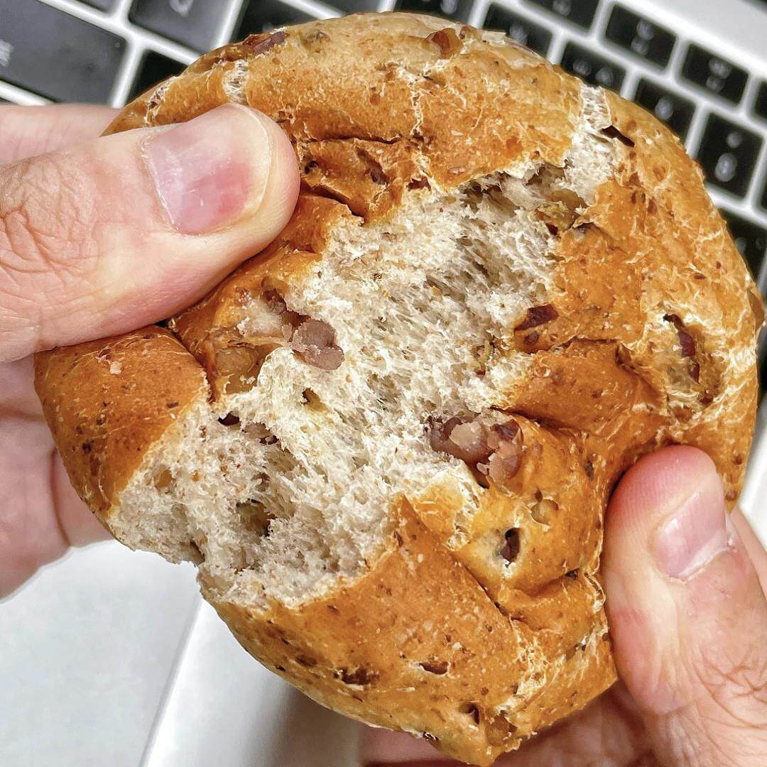面 面包新语坚4OQB果欧包20*2箱核桃仁红g枣红豆夹心全麦面 面包