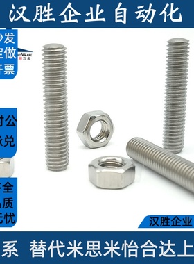 调整螺丝组件ANBNM8-20/25/30/35/40/45/50/60镀镍粗牙型内六角型