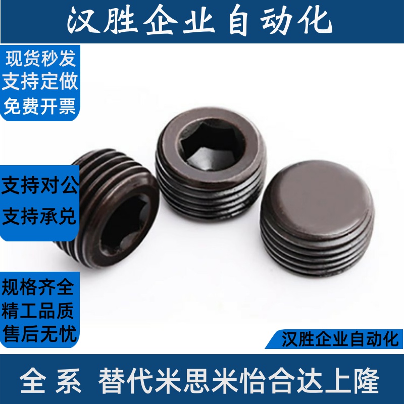 矮喉塞 短型内六角油塞止付 MSWS8/10/12/14/16/20-M33 簿头堵头