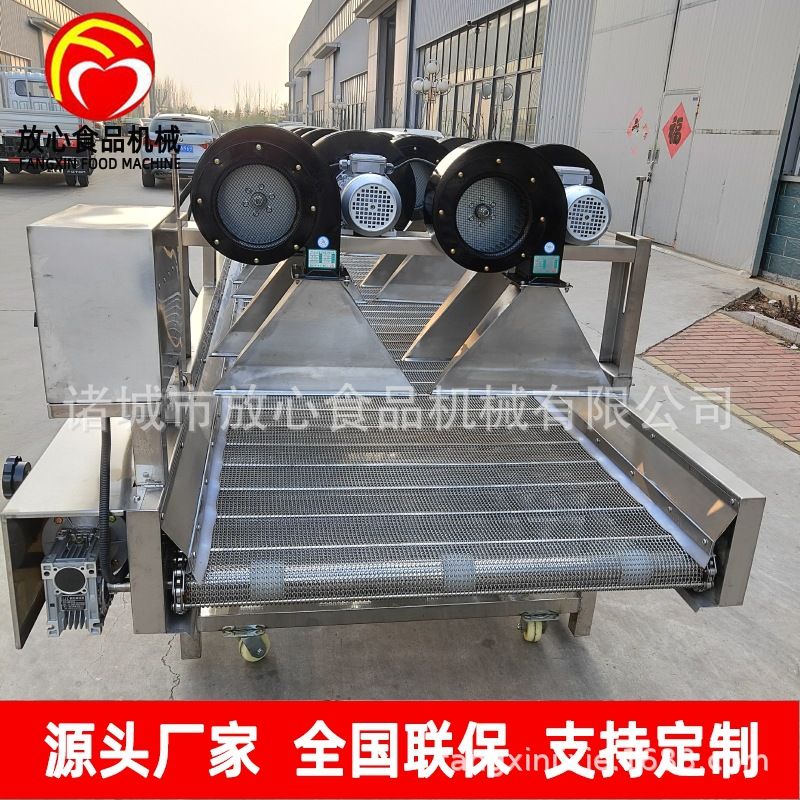 厂家供应柚子沥水风干机平行网带风干机商用大型风干机可按需加工
