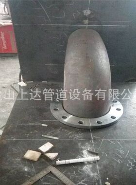 厂家供应02S403排水用钢制管件 碳钢变径弯头90度双法兰弯头
