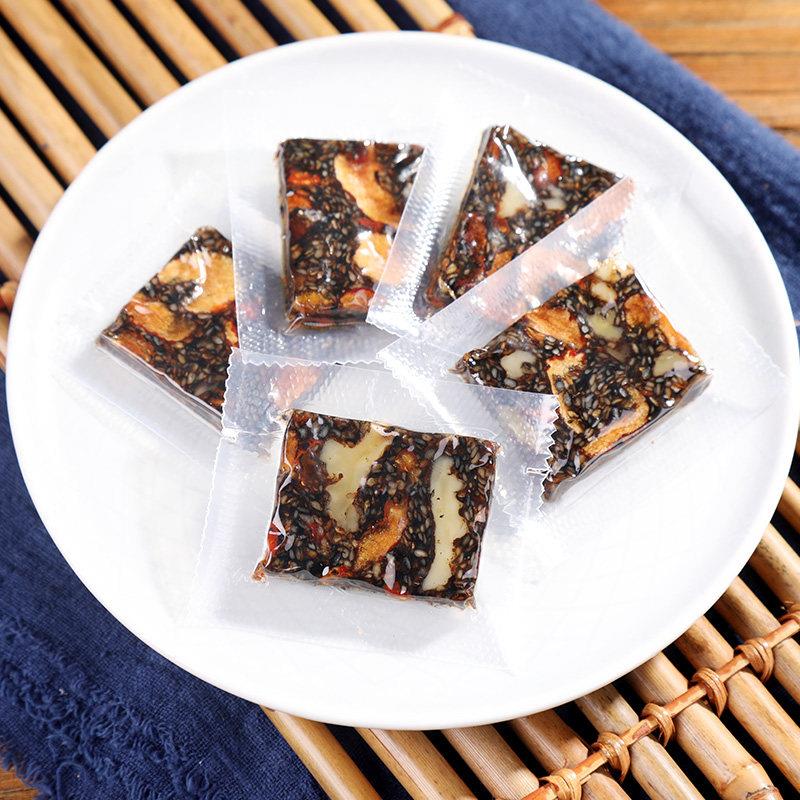 阿胶200g铁盒正宗山东东阿即食芝HOD红枣杞黑糕麻核桃阿枸胶固元