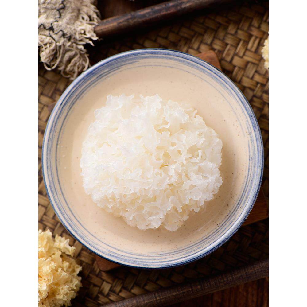 李古田银硫耳纯天然IGW无添加河剂散装气泡桃胶雪耳100无g