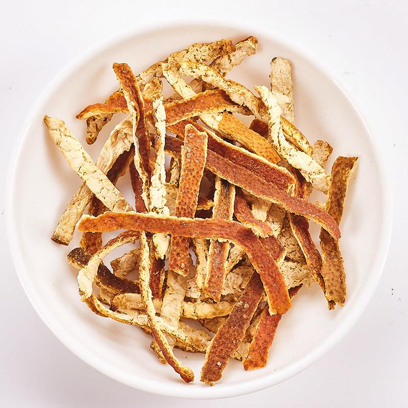 红皮麦冬各5克陈冬化红天然材橘红丝川HQE橘麦陈皮丝图片