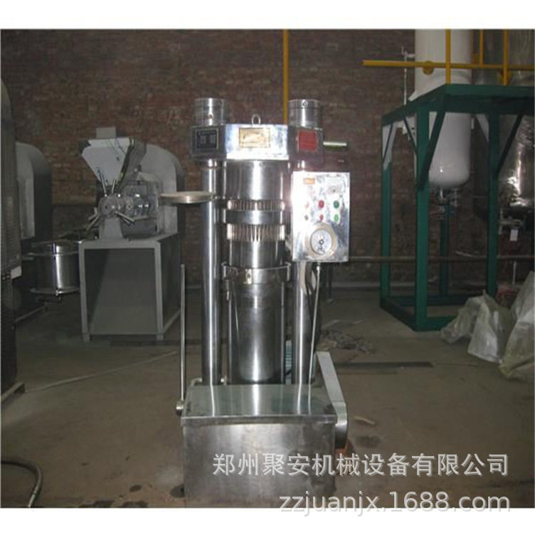 铁核桃压油机立式芝麻核桃榨油机 全自动菜籽亚麻籽液压香油机