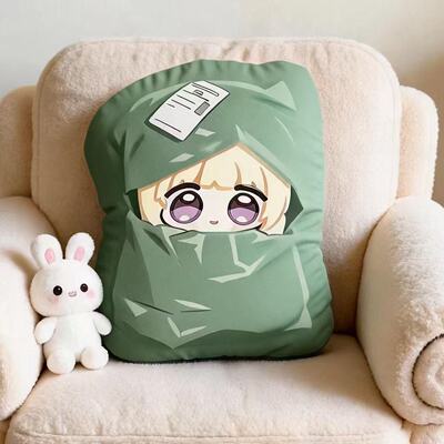 原创鸣潮游戏可爱毛绒抱枕挂件