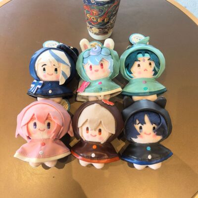 原神八重神子雨衣毛绒挂件