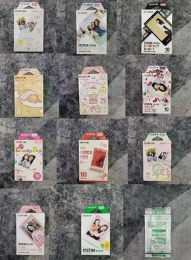 富士instax拍立得mini白边相纸适用mini7C/7S/70/8/9/90/11等相机