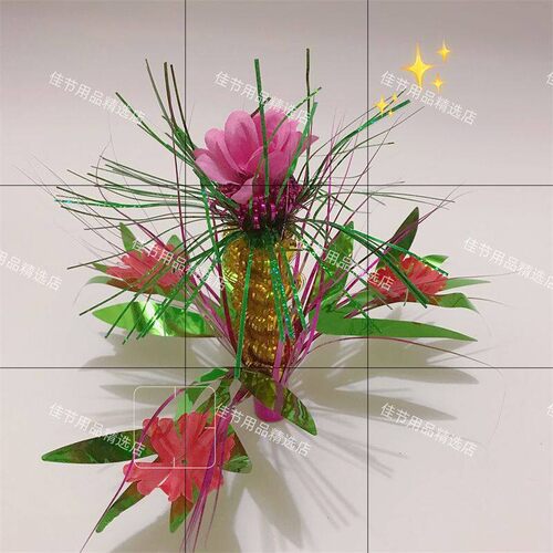 中秋塔材料做果冻塔折花