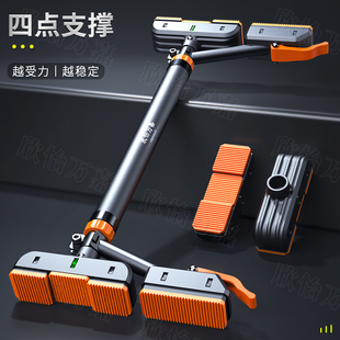 双支撑引体向上器杆单杠室内家用健身门上免打孔吊杠拉伸伸缩器材