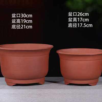 花盆2021新款特大号种树花盆大口径绿萝紫砂花盆陶瓷花盆特价清仓
