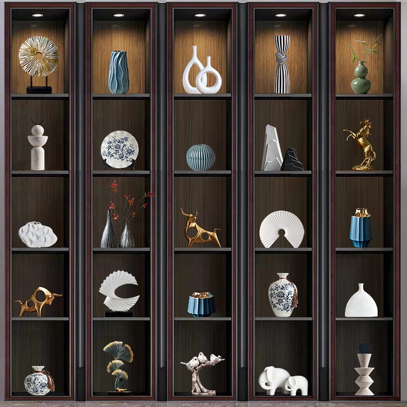 新中式禅意摆件设茶室办公室客厅博古架酒柜电视柜高档家居装饰品,家居饰品,装饰摆件,淘宝优惠券,粉丝福利购,淘宝优惠卷