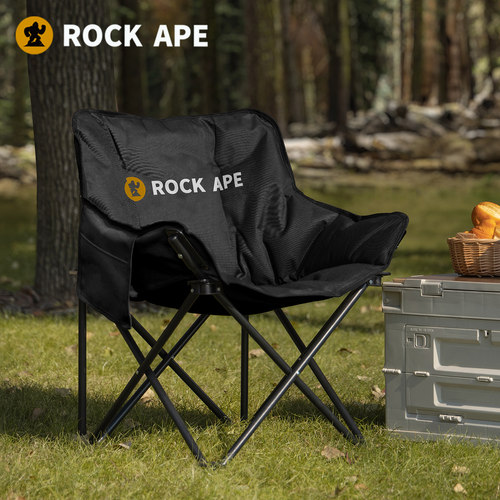 RockApe/洛克猩球月亮椅户外折叠椅靠背椅躺椅露营椅便携钓鱼凳子