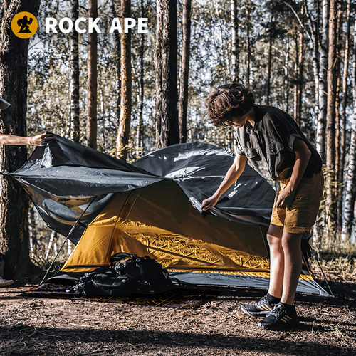 双层帐篷户外洛克猩球