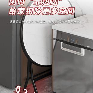 折叠桌子四方桌出租房可折叠家用吃饭餐桌摆摊圆桌打牌小型折叠桌