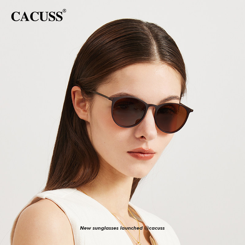 CACUSS偏光墨镜男女高级时尚个性遮阳防晒显脸小太阳眼镜开车眼镜