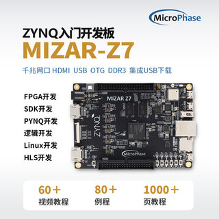 微相Xilinx FPGA开发板ZYNQ 7010/7020 赛灵思PYNQ人工智能Python