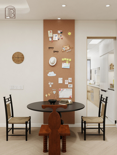 客厅墙面装饰毛毡板墙贴防撞护墙板3d立体免钉相片展示板软包墙贴