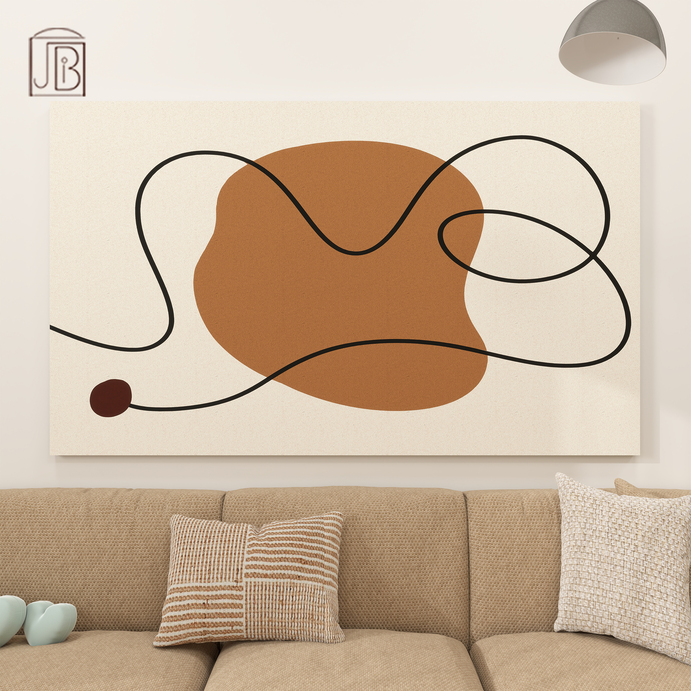 珈伴法式高级感线条装饰软装墙贴