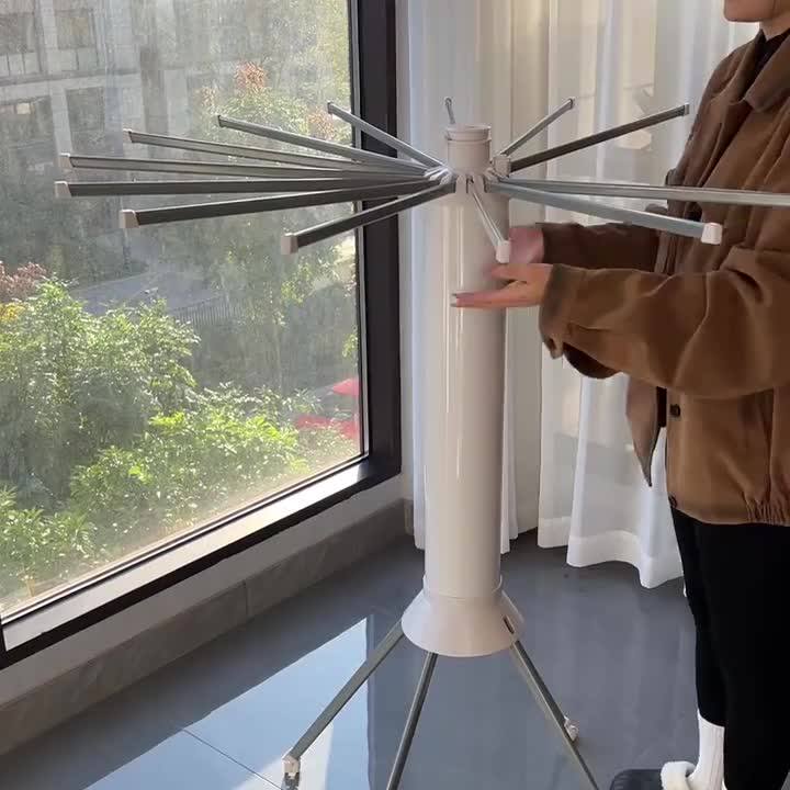 章鱼晾衣架落地免安装可