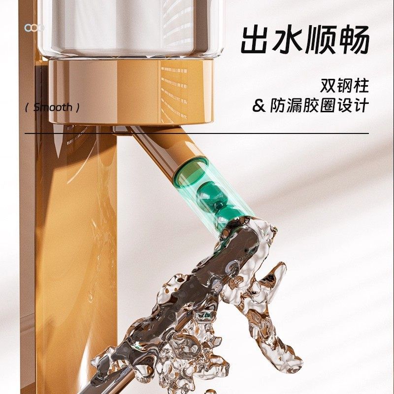 宠物饮水机不湿嘴水碗小