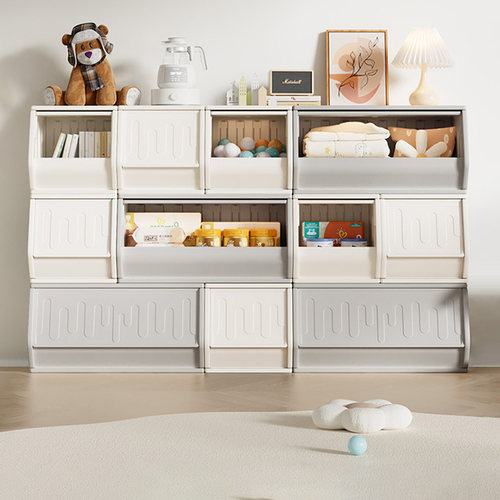 巴顿熊儿童玩具收纳柜安全材质