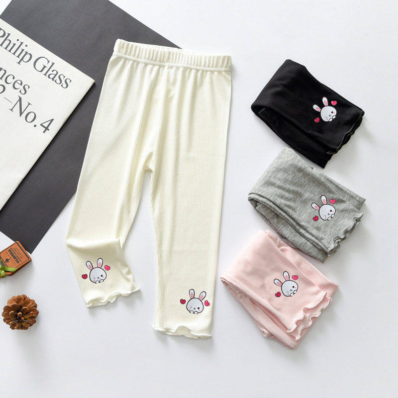 新款夏季儿童打底裤2025年夏款女童裤双腿萌兔弹力小公主裤,童装/婴儿装/亲子装,裤子,淘宝优惠券,粉丝福利购,淘宝优惠卷