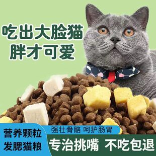 12个月全价通用天然猫主粮成猫营养增肥发腮 逗乐猫冻干猫粮幼猫1