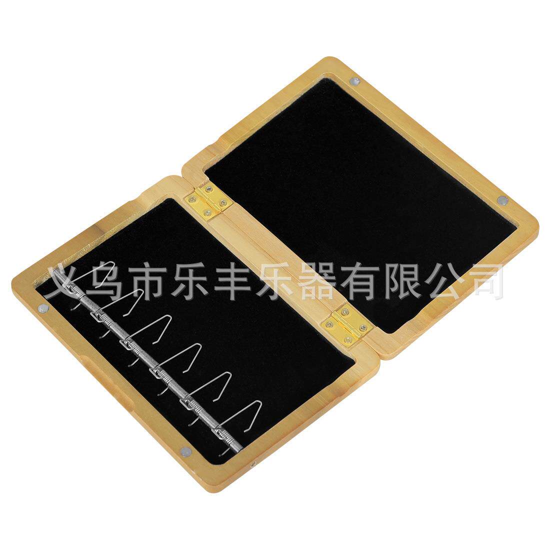 黑胡桃木挂钩巴松管哨片保护盒萨克斯单簧管哨片盒单簧管哨片盒