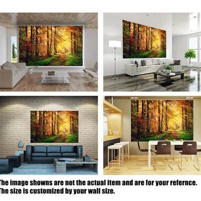 Customize Any Size 3D Wallpaper Living Room Sofa Wall surfac