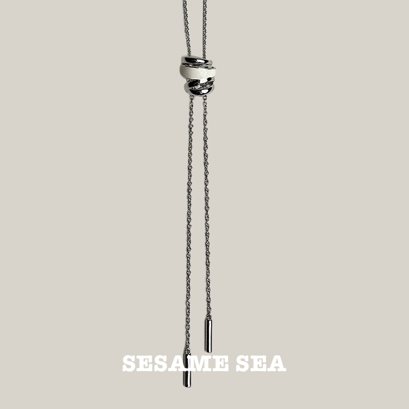 SESAME SEA POT系列 螺旋项链简约高级设计感可抽拉