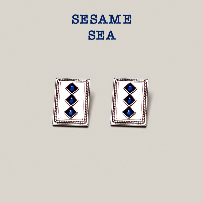SESAME SEA 祈祷书耳环 设计师款高级复古小众高级气质耳钉 特价