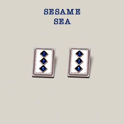 设计师款耳环礼物SESAMESEA百搭