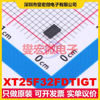 XT25F32FDTIGT DFN-8 32Mbit NOR FLASH存储器芯片IC