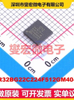 EFR32BG22C224F512GM40-CR QFN-40-EP(5x5) 2Mbps 射频收发器芯片