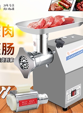 全球牌电动家绞肉机商用多功能不