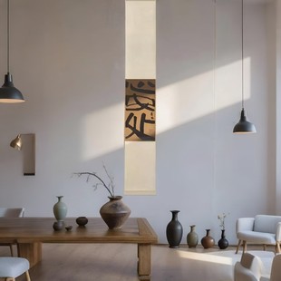 心安处手写书法卷轴挂画客厅玄关装饰画长条挂轴中式民宿走廊字画