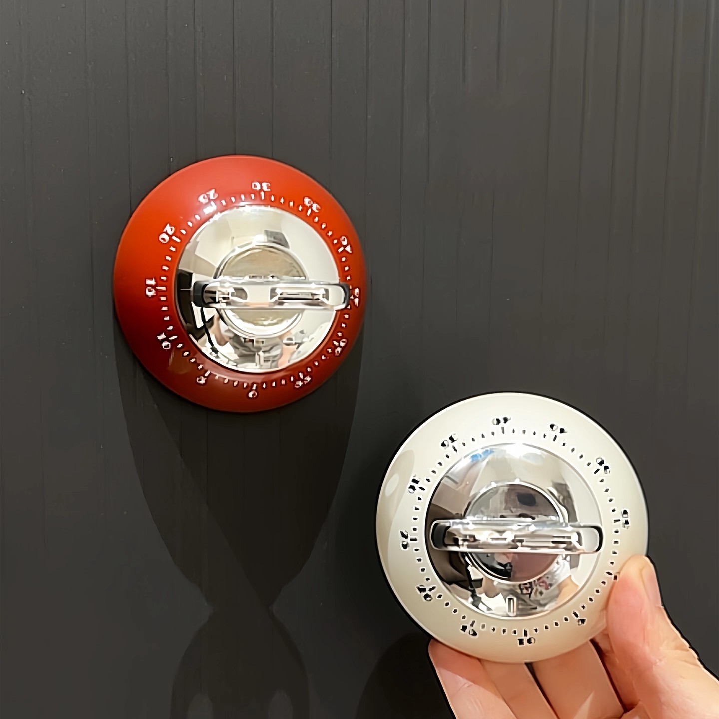 创意厨房计时器机械提醒器家用烹饪烘焙倒计时冰箱贴磁吸定时闹钟