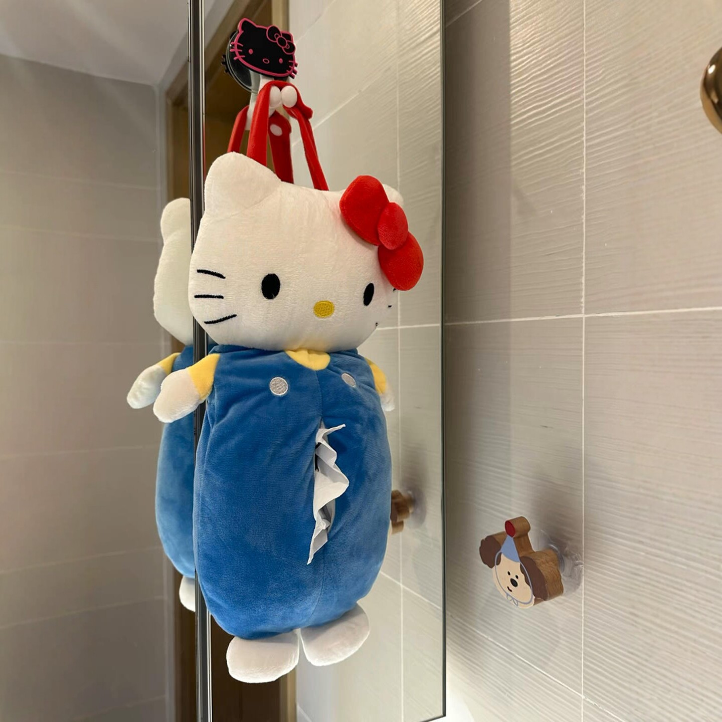 哈喽kt纸巾盒壁挂式创意纸巾袋可爱客厅家用卫生间厨房2025新