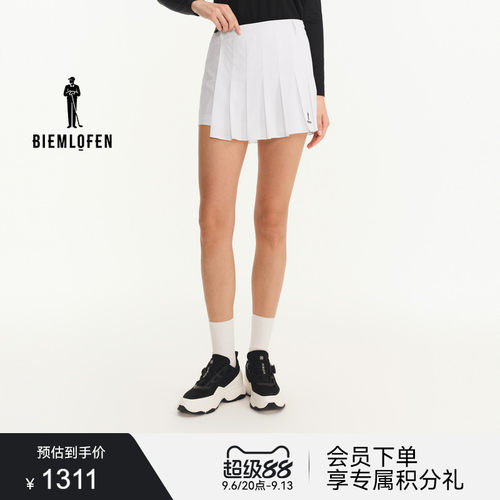 【防透科技面料】比音勒芬高尔夫2026春新女裙运动休闲弹力百褶裙