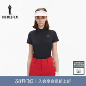 POLO衫 比音勒芬高尔夫春女运动休闲弹力舒适短袖 高密功能面料