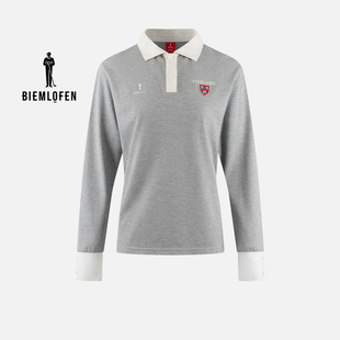 polo衫 哈佛联名 比音勒芬高尔夫2025秋新女士运动休闲亲肤长袖